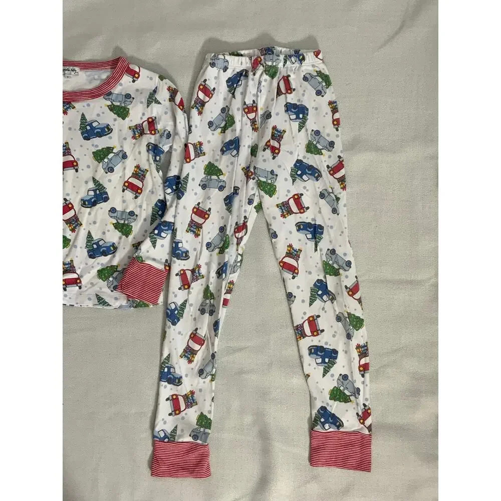 Magnolia Baby Pima‎ Cotton Christmas Pajamas size 8